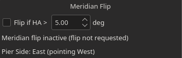mount meridian flip
