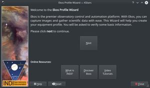 ekos profile wizard