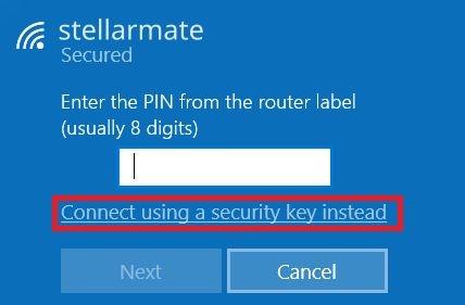 Windows WiFi Pin