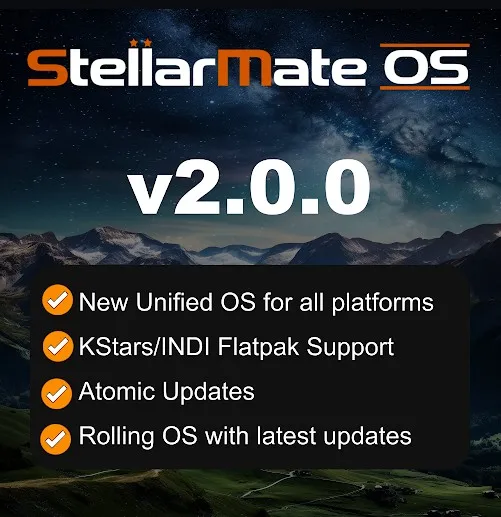 [SM-170] StellarMate OS 2.0 for RPI