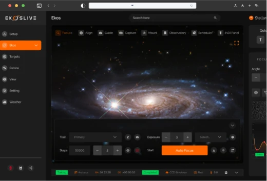 StellarMate web control