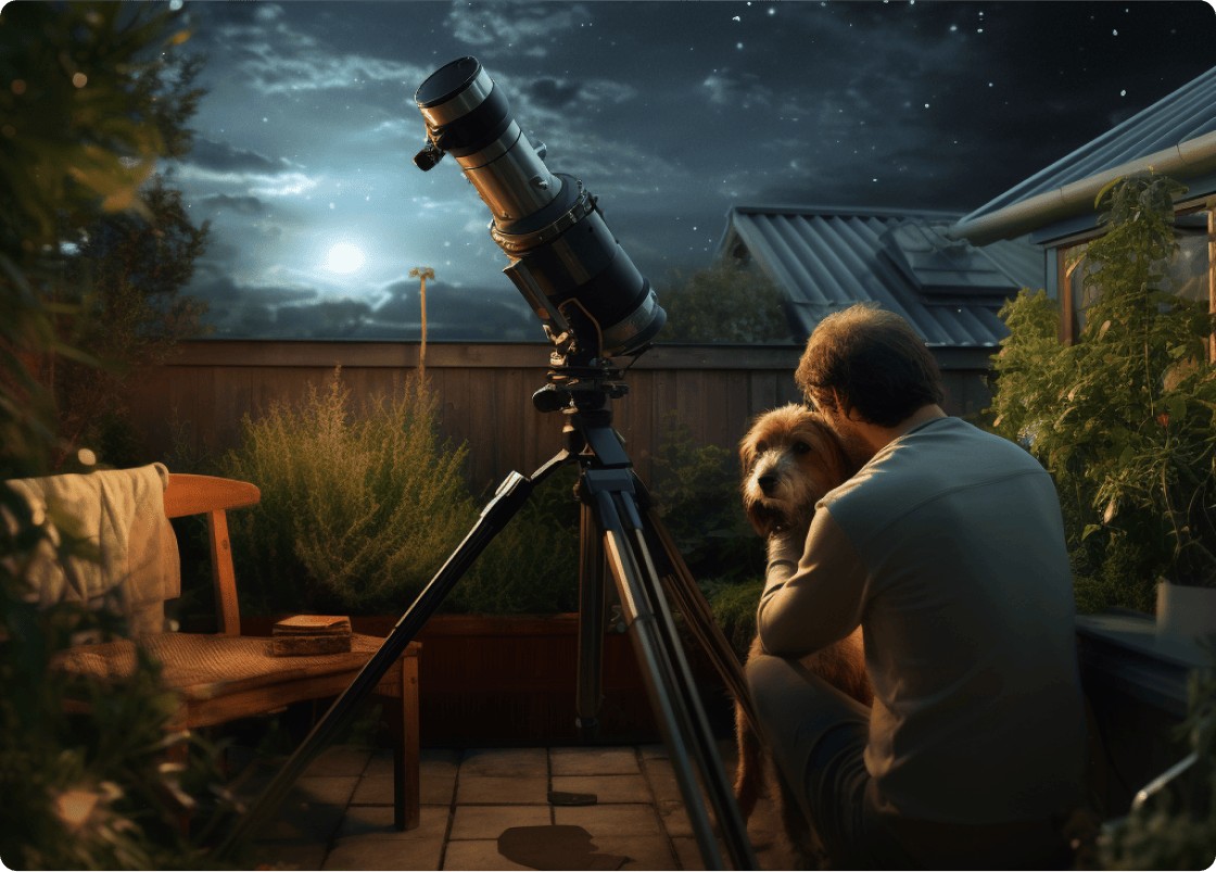 Backyard telescope with StellarMate