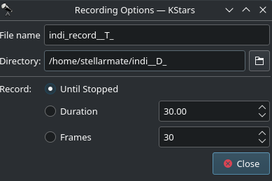 capture live video recording options